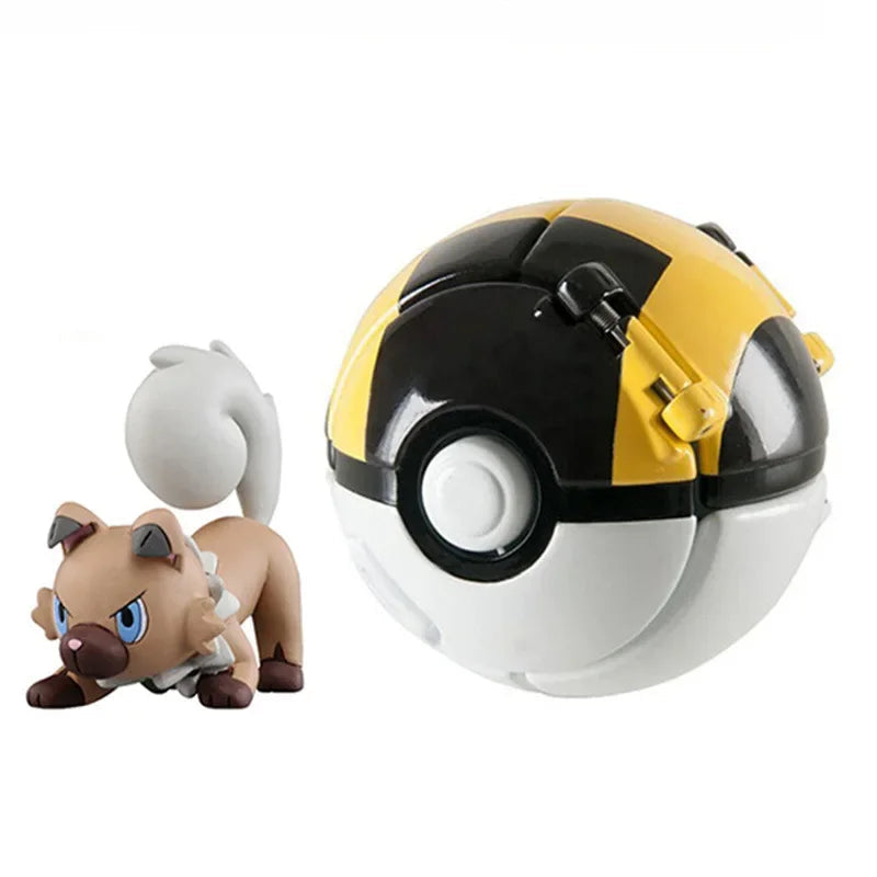 Pokemon Elf Ball Pokeball Anime Figure Cartoons Pikachu Charizard Piplup Kyogre Pocket Monster Pet Anime Action Model Toy Gifts Quick Pick Grocers